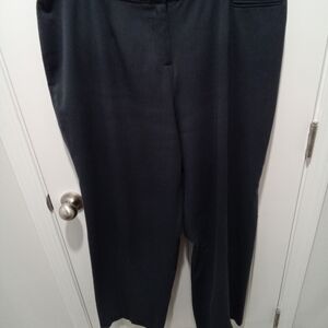 Cato Plus Size 16W Classic Black Straight Leg Dress Pants